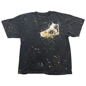 Nike Los Angeles Lakers Lebron James T-Shirt Mens Large Black Beast in The Paint